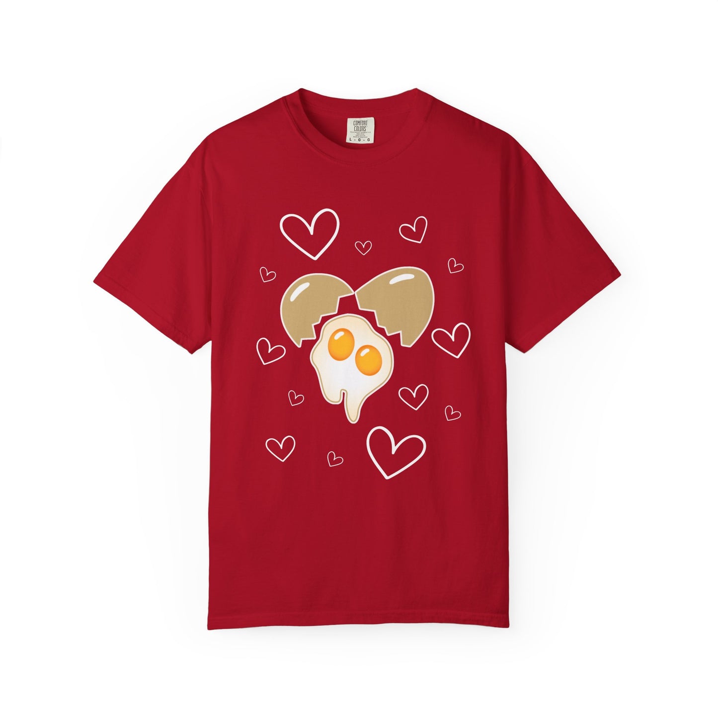 Twin Heart-shaped Double Yolk Egg T-shirt, Gifts for Twins, Twin Gifts, Twin Birthdays, Twins Birthdays, Twins Clothing, Mothers of Twins, Twin Moms, Twin Grandmas, ideas for twins