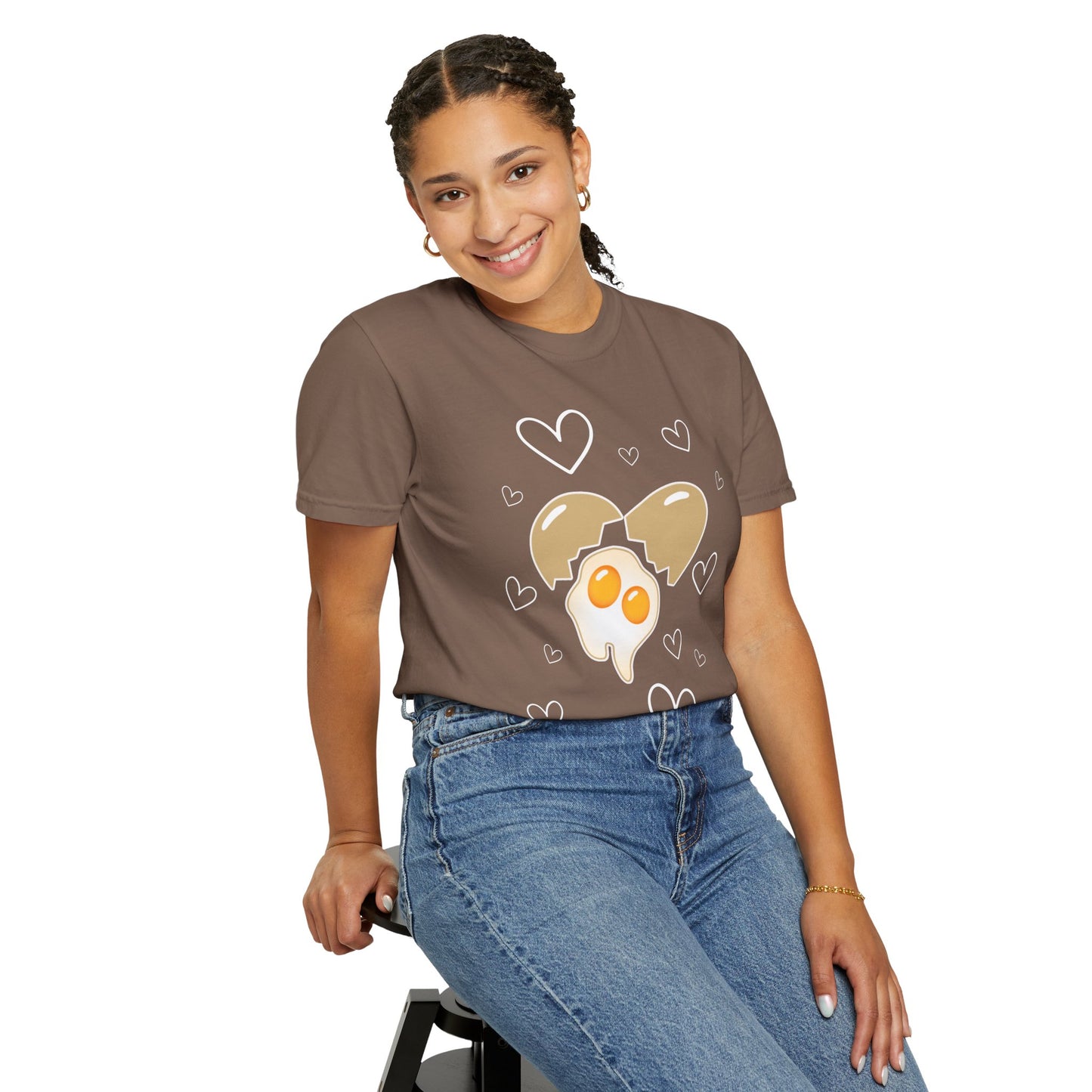 Twin Heart-shaped Double Yolk Egg T-shirt, Gifts for Twins, Twin Gifts, Twin Birthdays, Twins Birthdays, Twins Clothing, Mothers of Twins, Twin Moms, Twin Grandmas, ideas for twins
