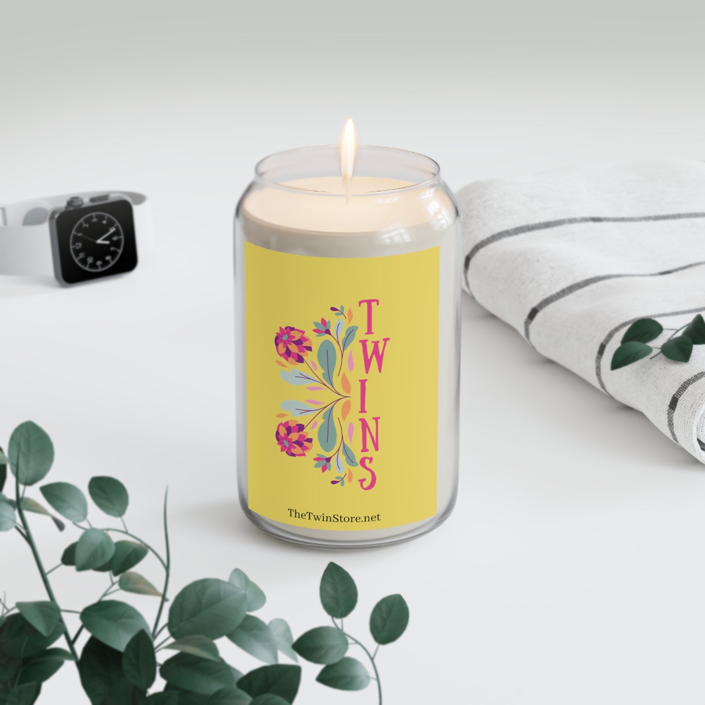 TWINS Scented Soy Candles, 13.75oz