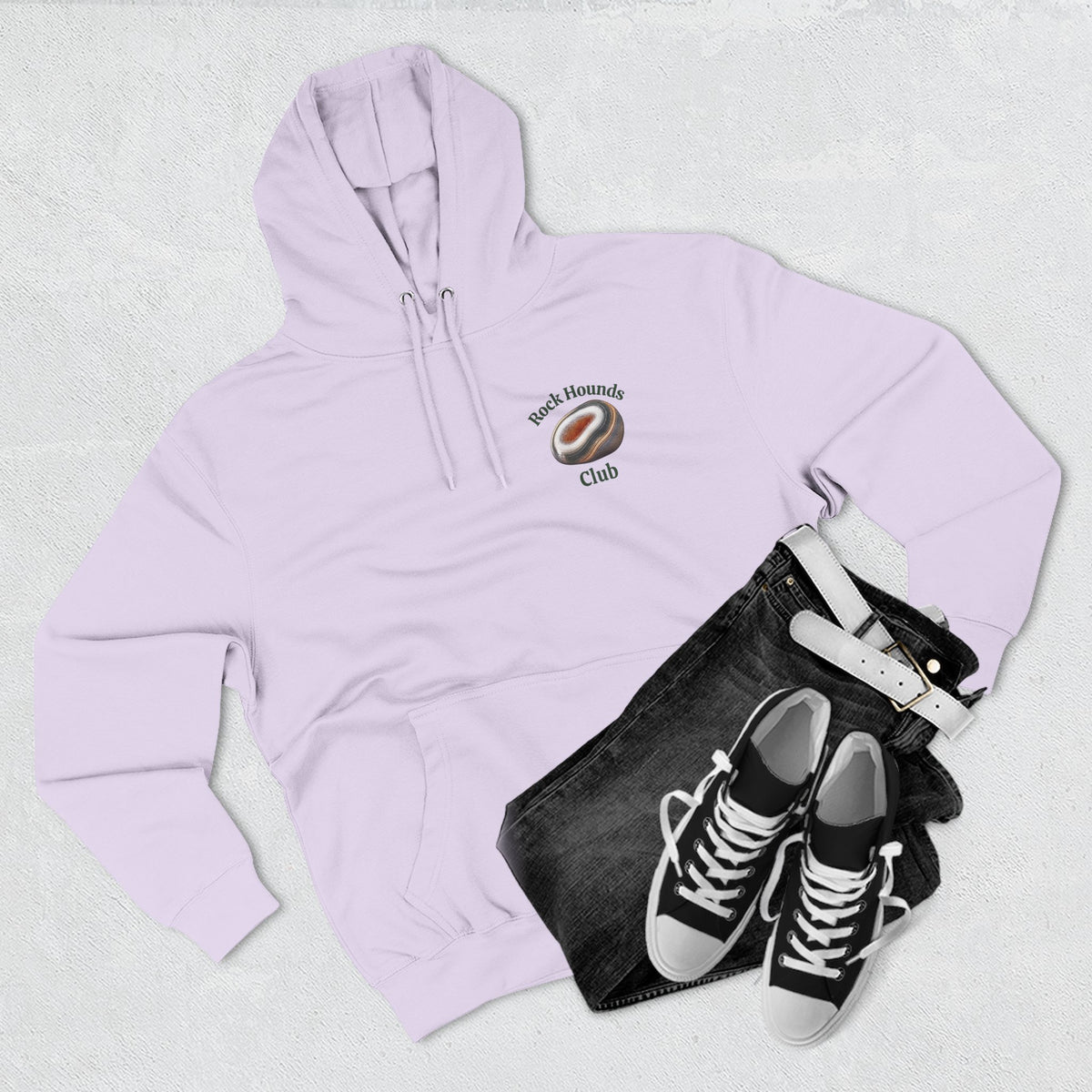 This Is My Rock Hunting Hoodie Fleece Hoodie, Michigan Rock Hounds, Rock Hunters, yooperlite, agate, petoskey stone, pudding stone, Leland blue, amethyst, club
