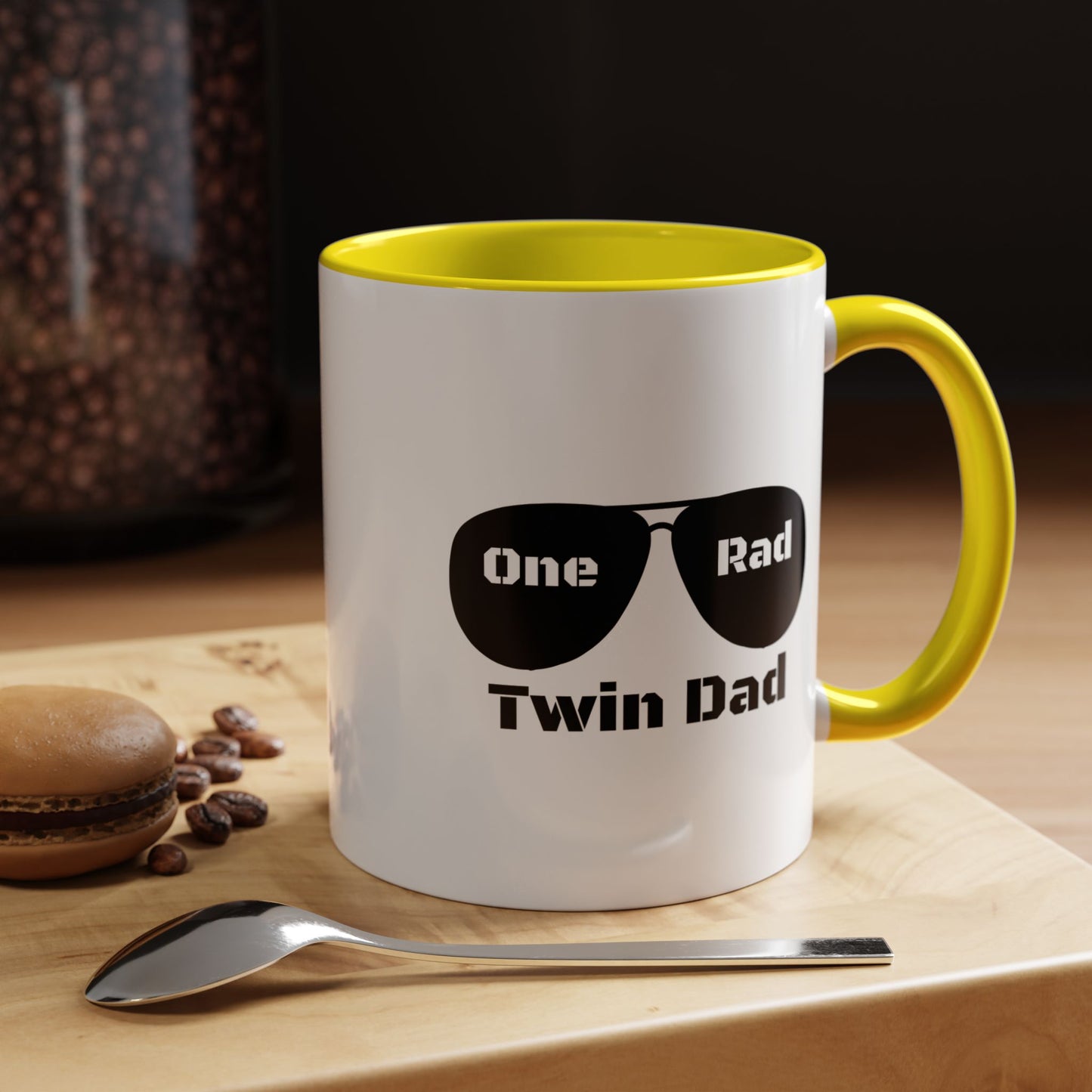 One Rad Twin Dad Coffee Mug