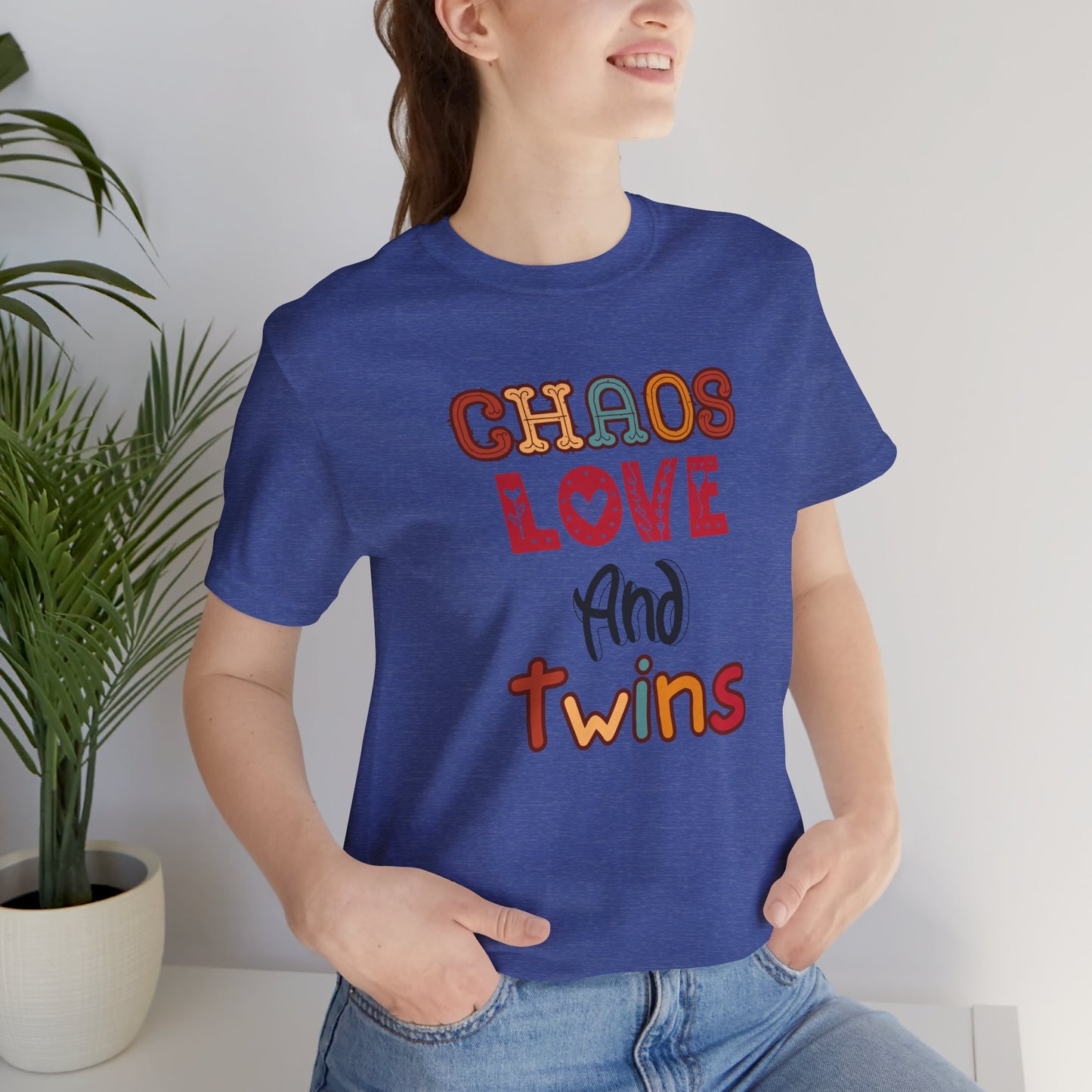 Chaos Love And Twins Tee For Twin Moms