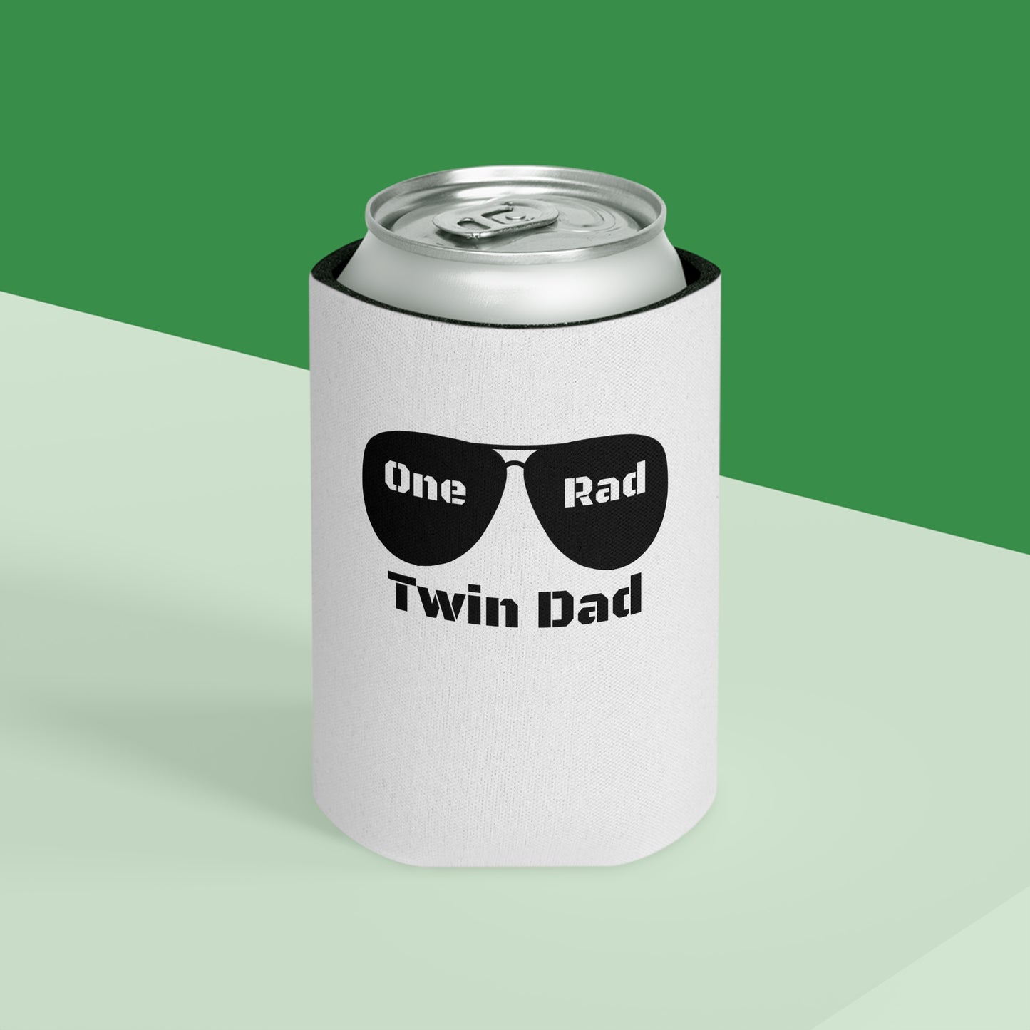 One Rad Twin Dad Can Cooler