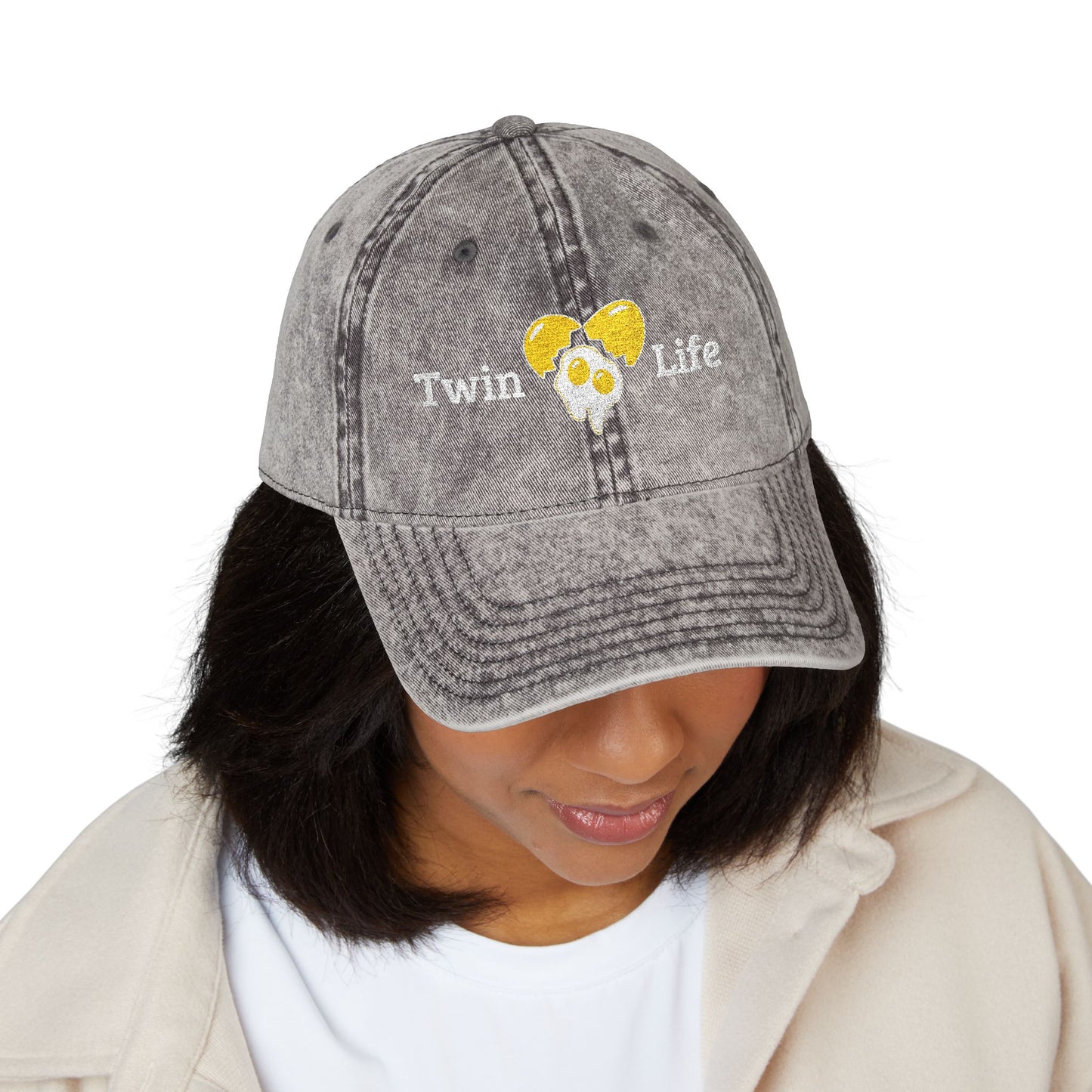 Twin Life Logo Vintage Cap (Embroidery)