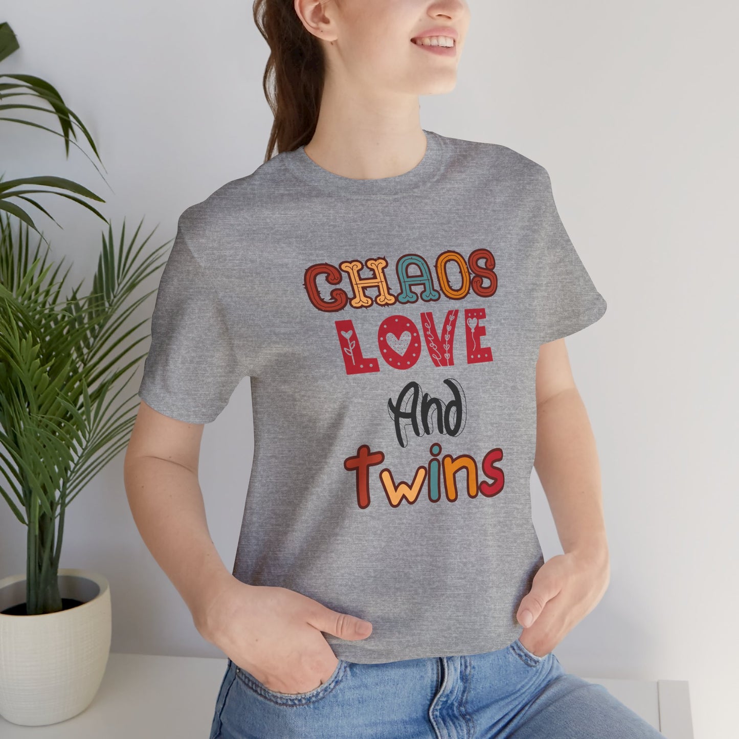 Chaos Love And Twins Tee For Twin Moms