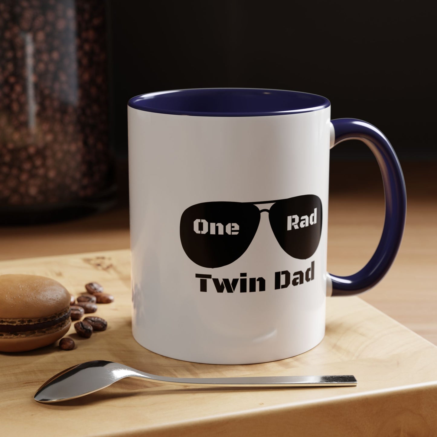 One Rad Twin Dad Coffee Mug
