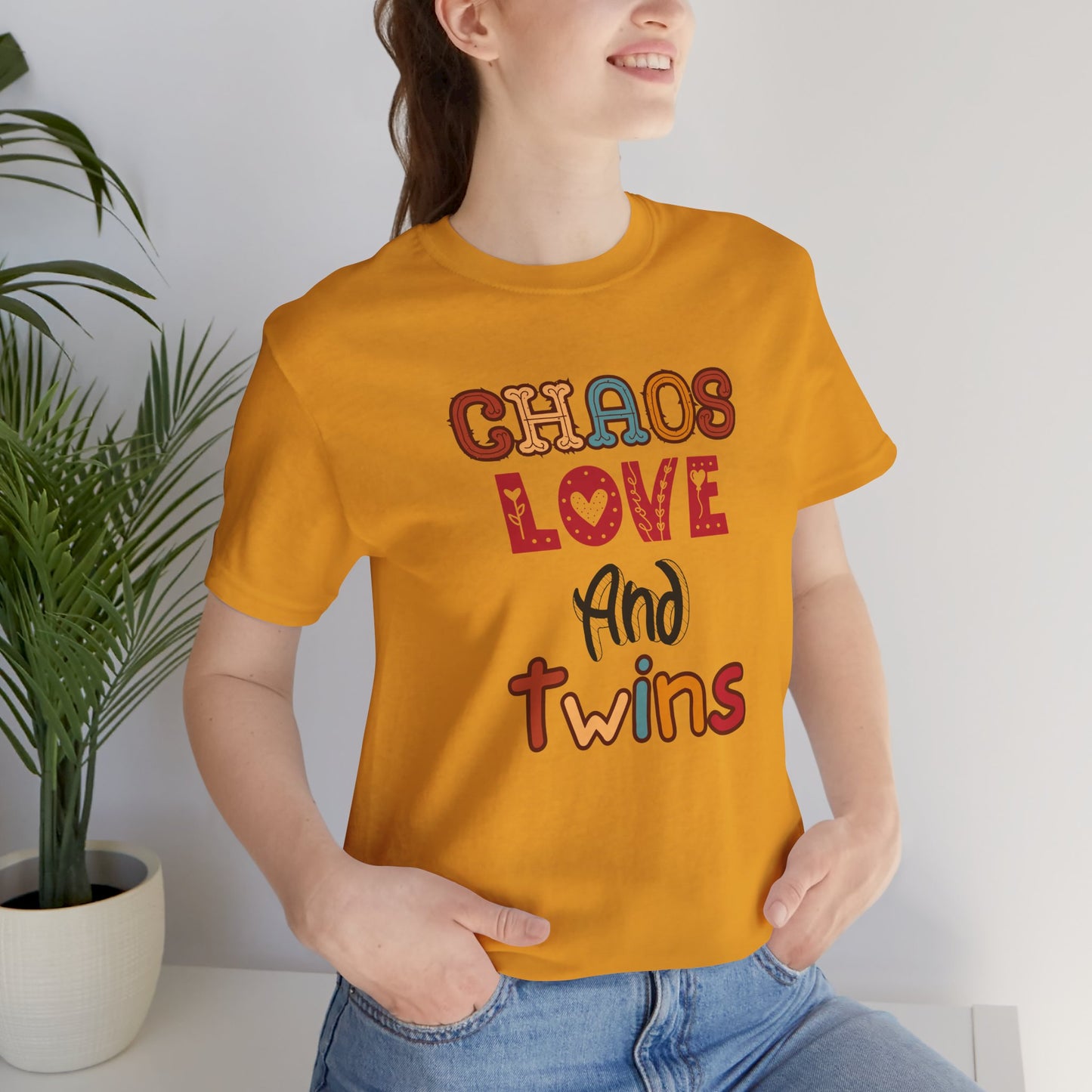 Chaos Love And Twins Tee For Twin Moms