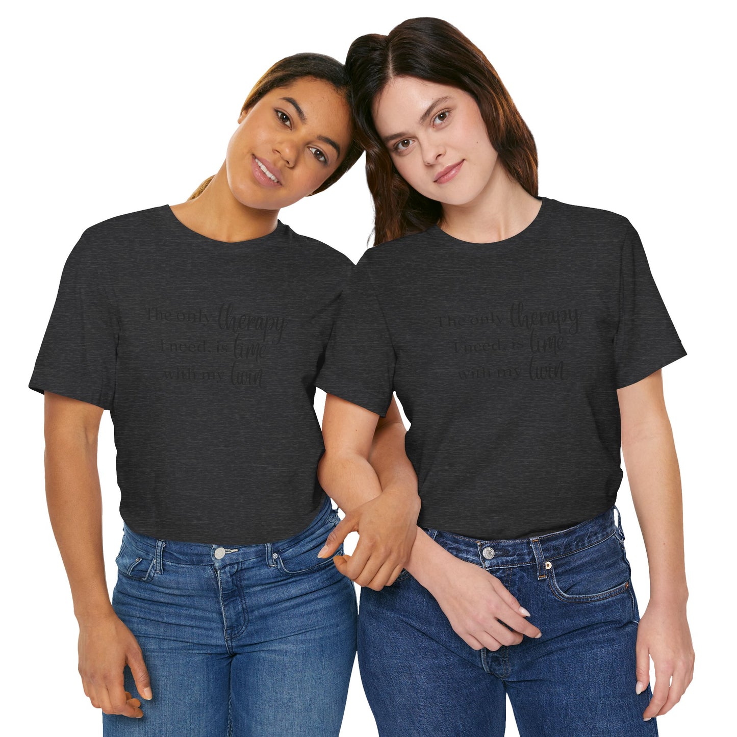 Black Twin Therapy Tee — "The only therapy I need, is time with my twin" Shirt