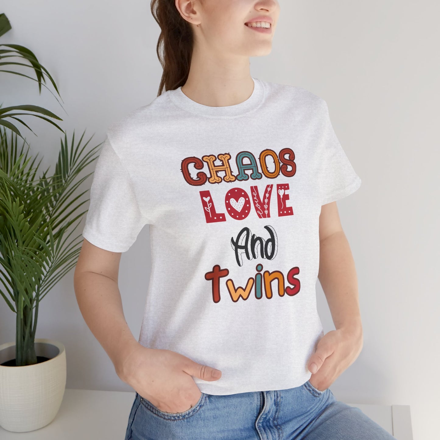 Chaos Love And Twins Tee For Twin Moms