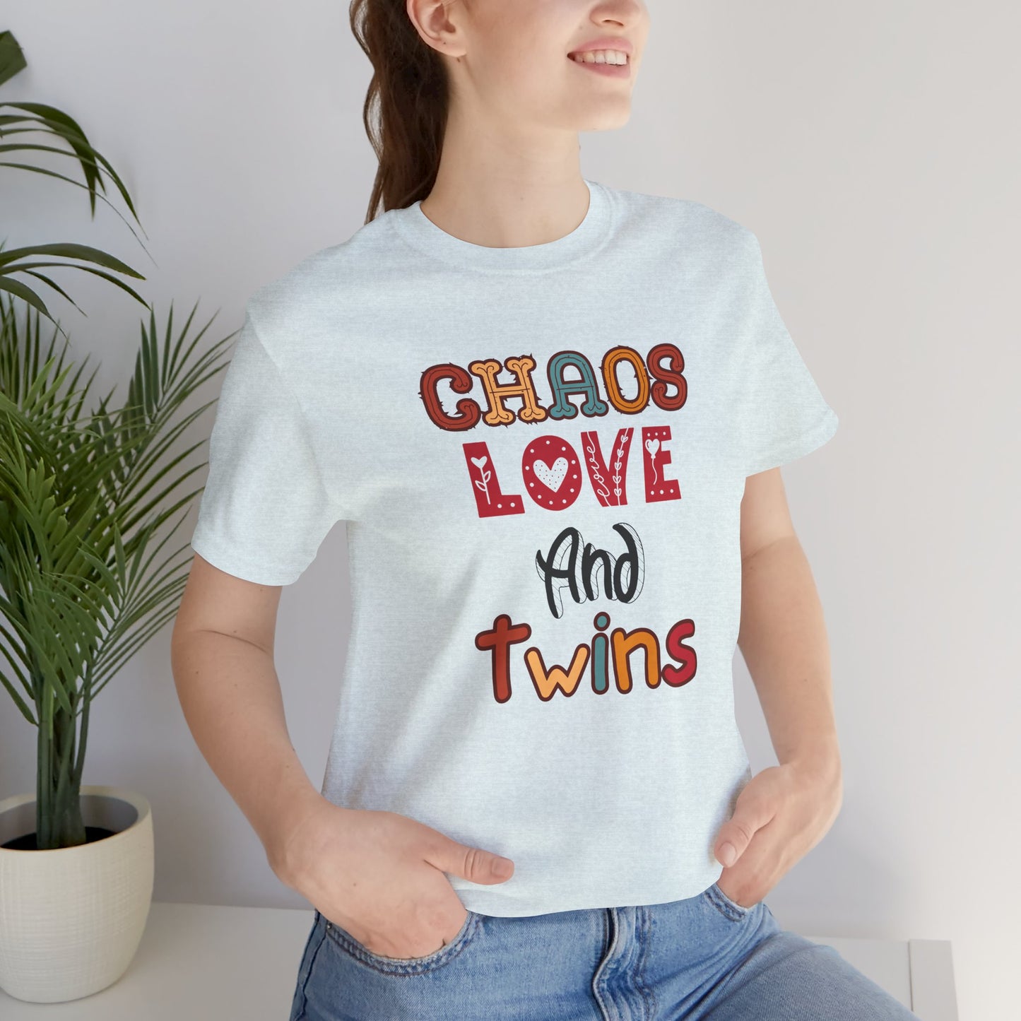 Chaos Love And Twins Tee For Twin Moms