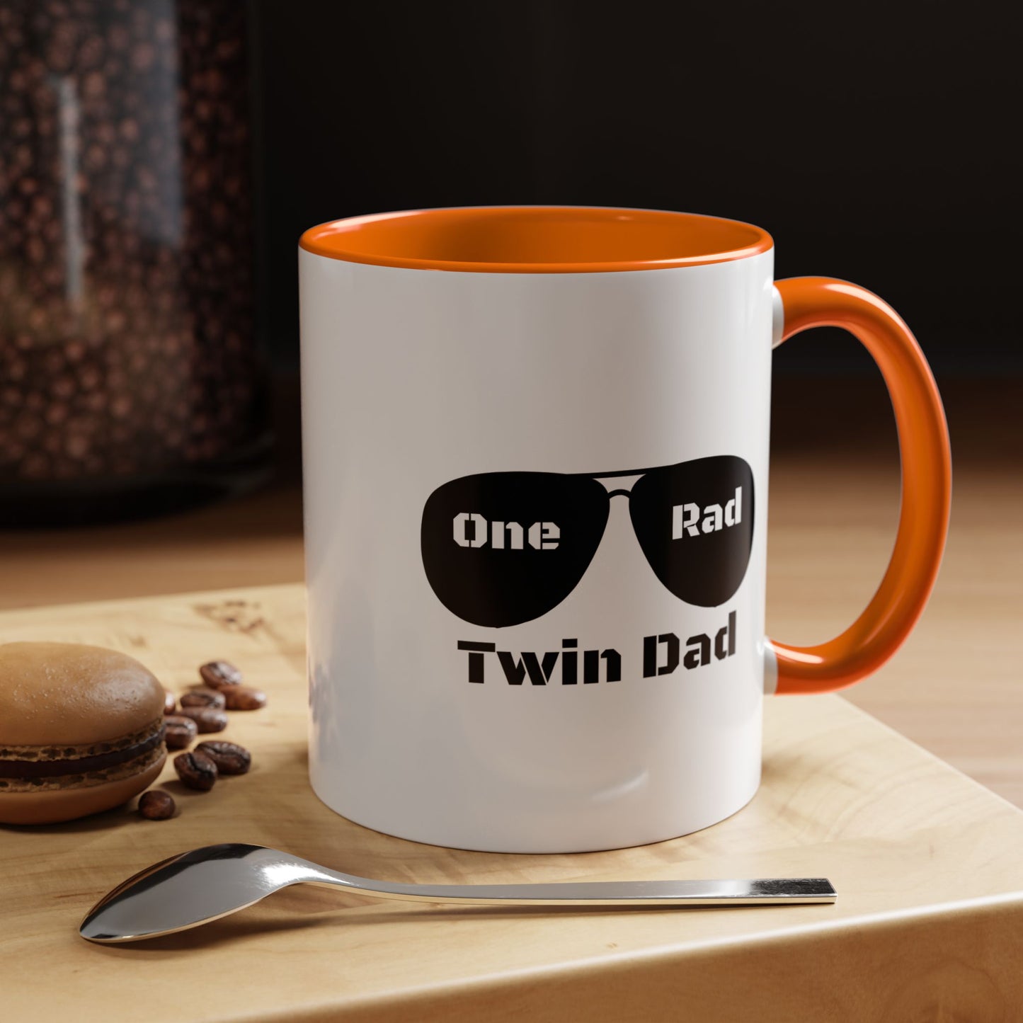 One Rad Twin Dad Coffee Mug