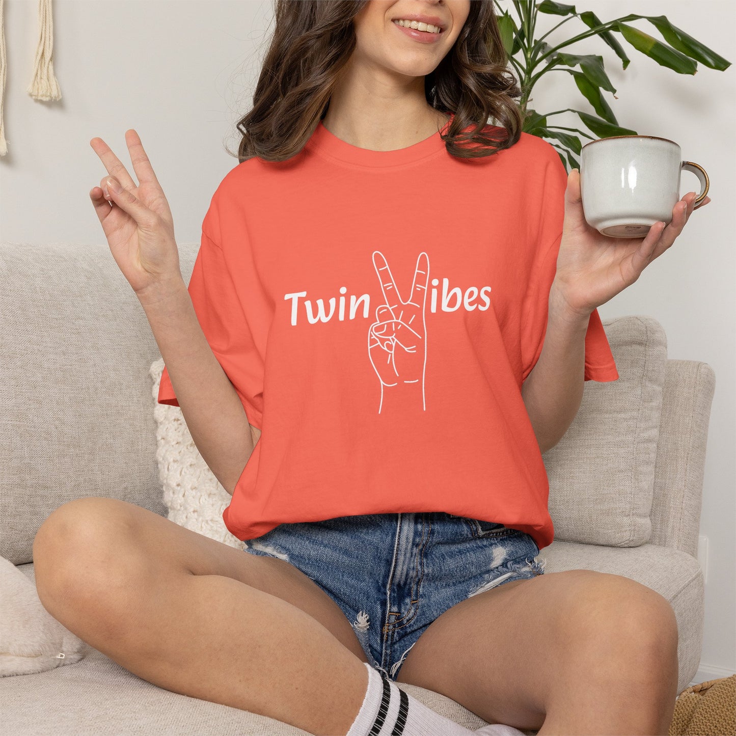 Twin Vibes Graphic T-shirt