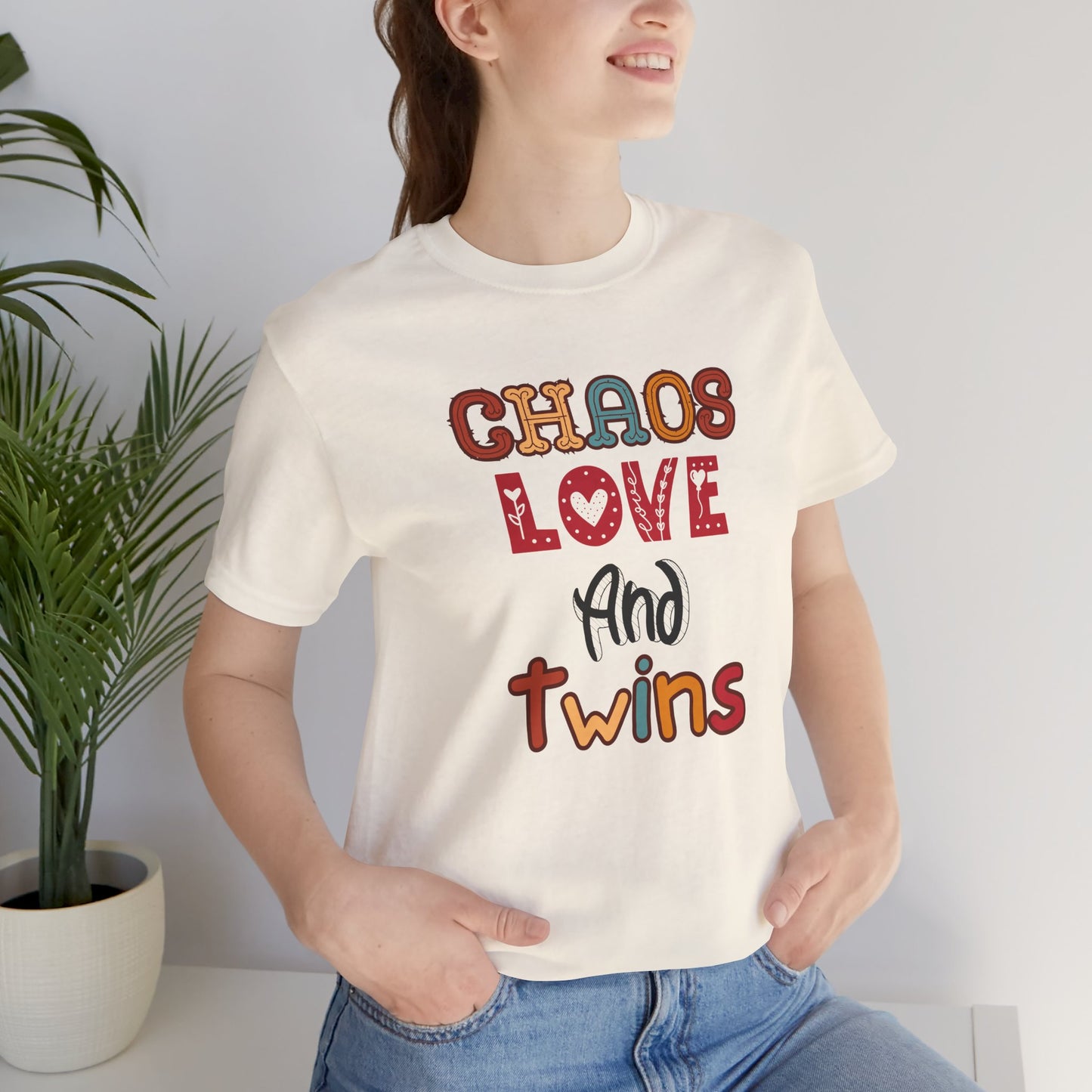 Chaos Love And Twins Tee For Twin Moms