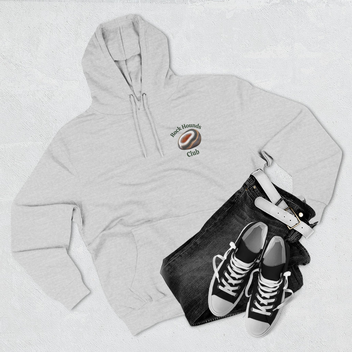 This Is My Rock Hunting Hoodie Fleece Hoodie, Michigan Rock Hounds, Rock Hunters, yooperlite, agate, petoskey stone, pudding stone, Leland blue, amethyst, club