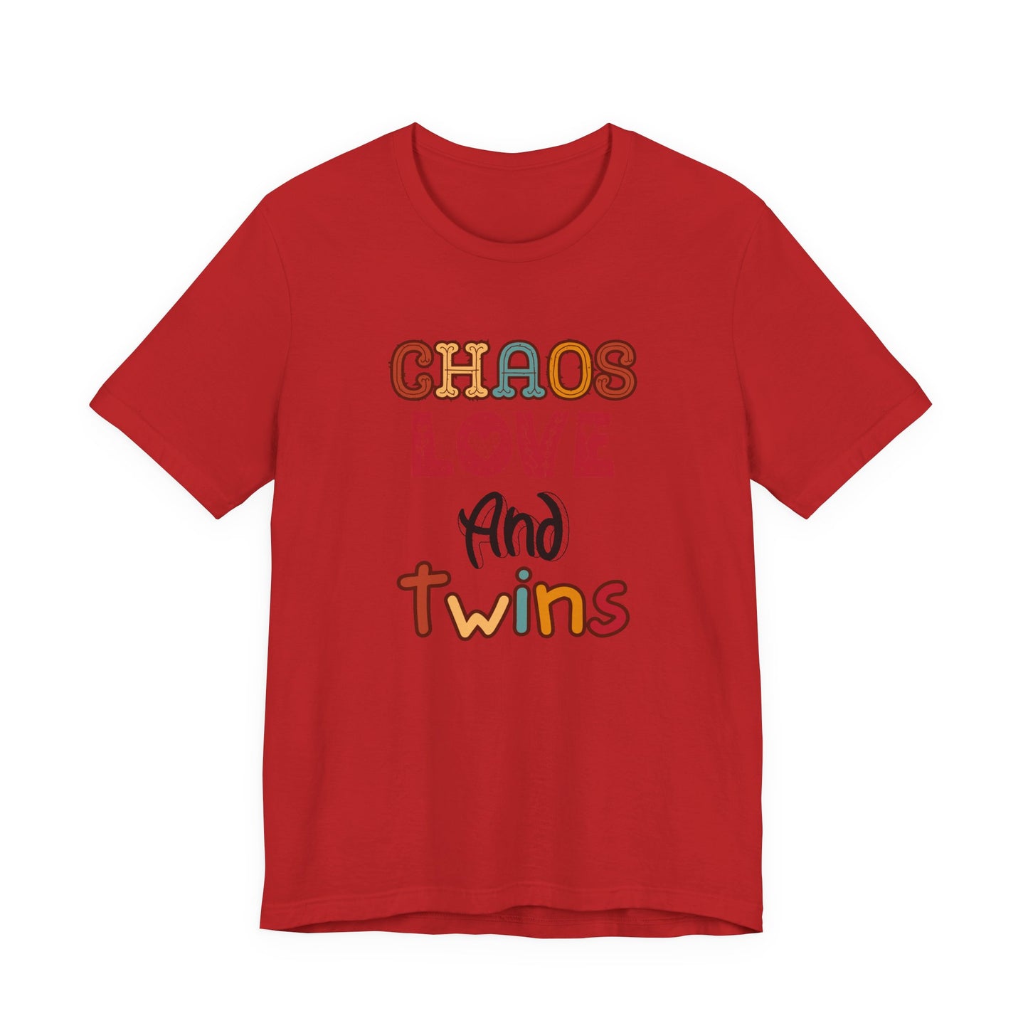 Chaos Love And Twins Tee For Twin Moms