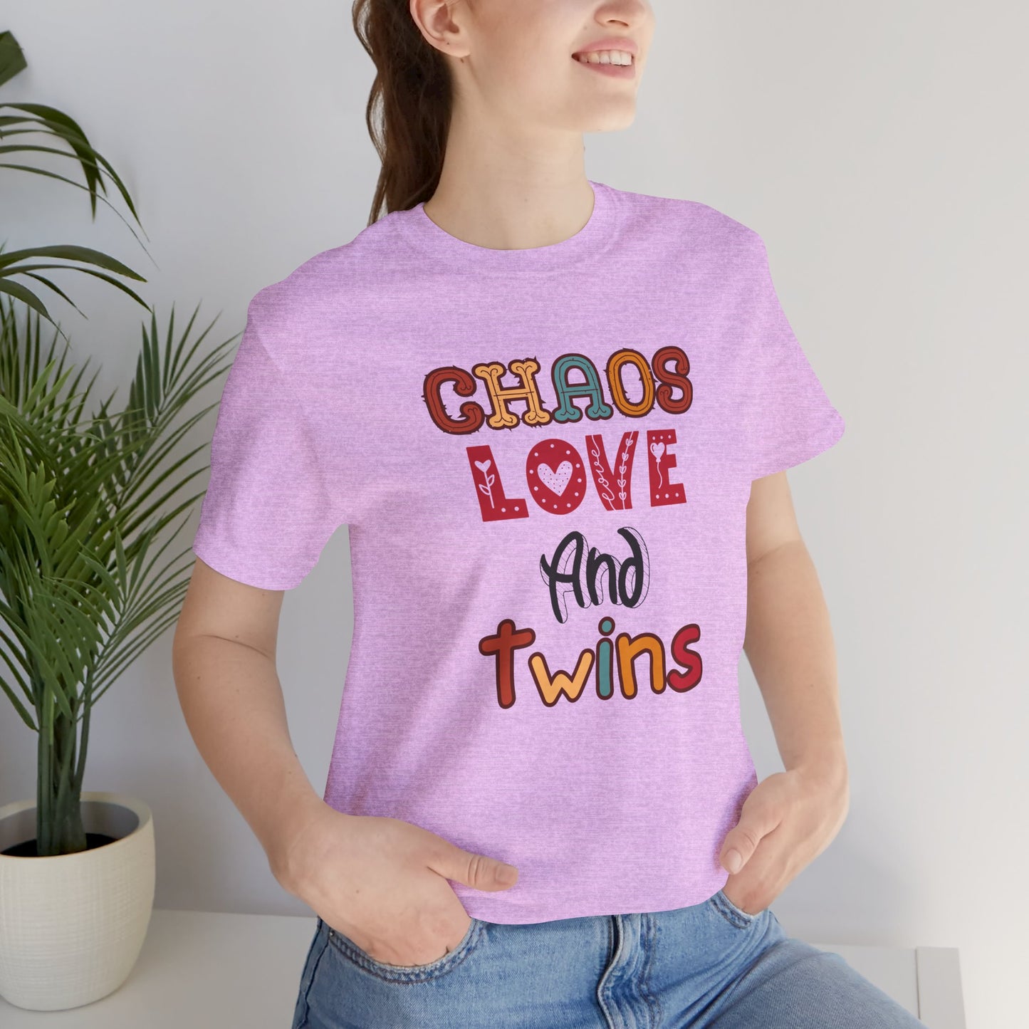 Chaos Love And Twins Tee For Twin Moms