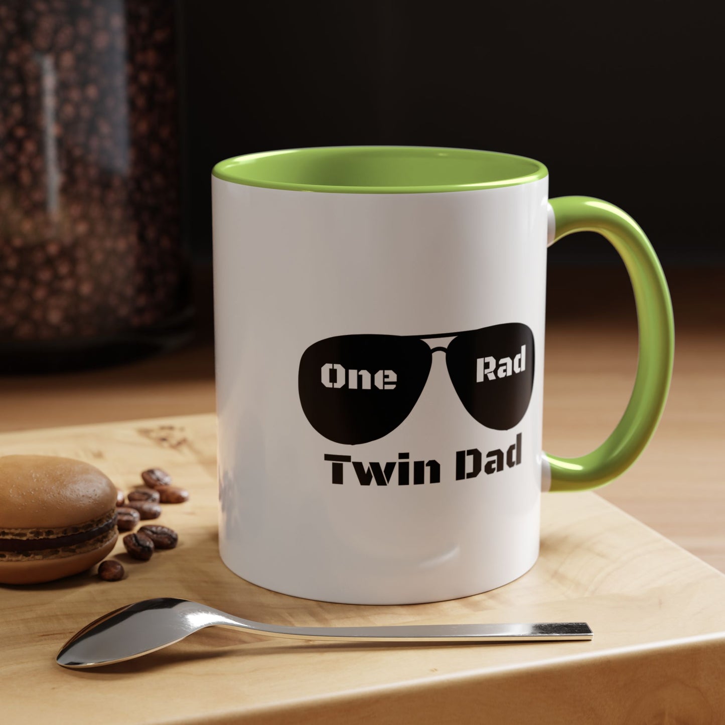 One Rad Twin Dad Coffee Mug