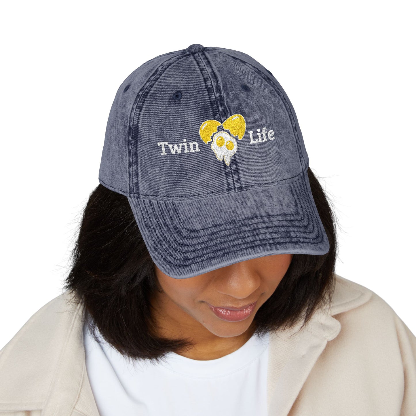 Twin Life Logo Vintage Cap (Embroidery)