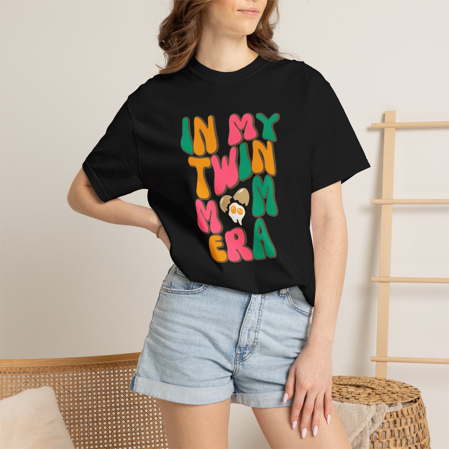 In My Twin Mom Era T-shirt for Twin Moms