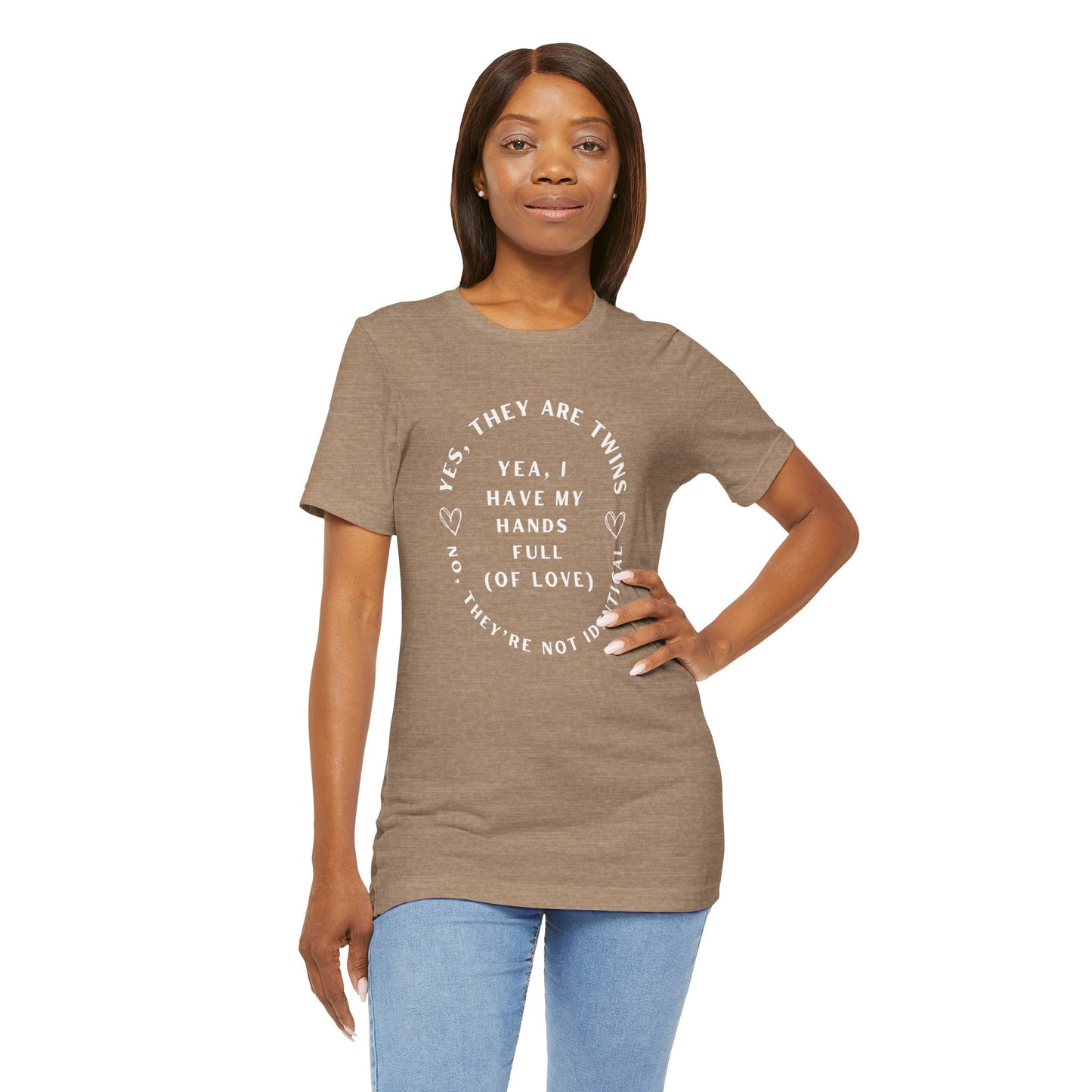 Moms No They're Not Identical Twins Tee
