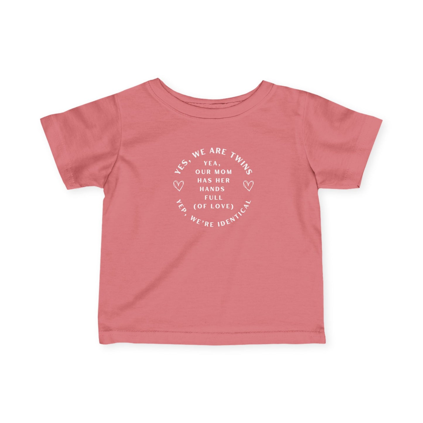Infant Yes We're Identical Twins Jersey Tee
