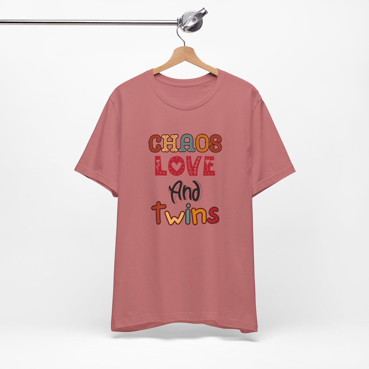 Chaos Love And Twins Tee For Twin Moms