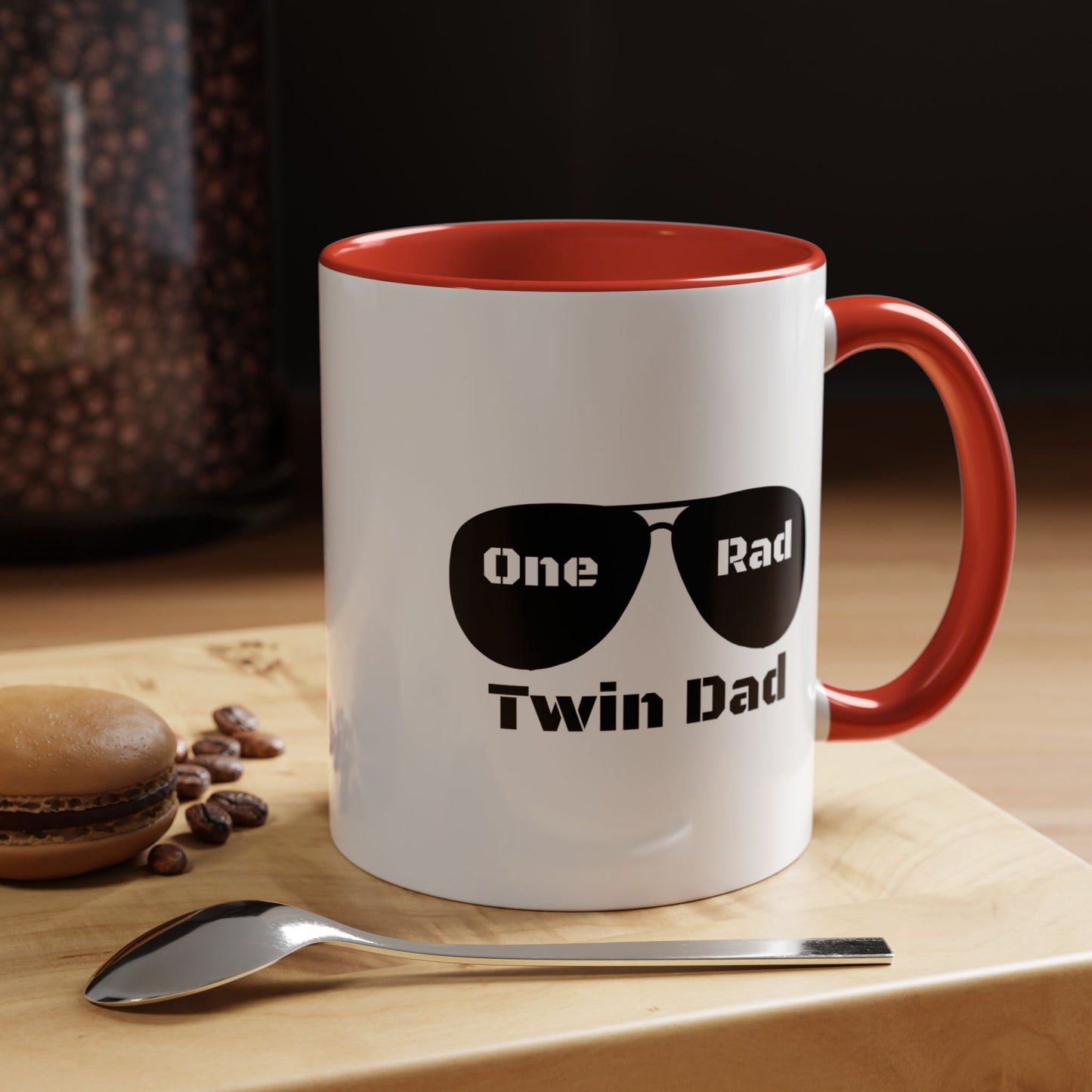 One Rad Twin Dad Coffee Mug