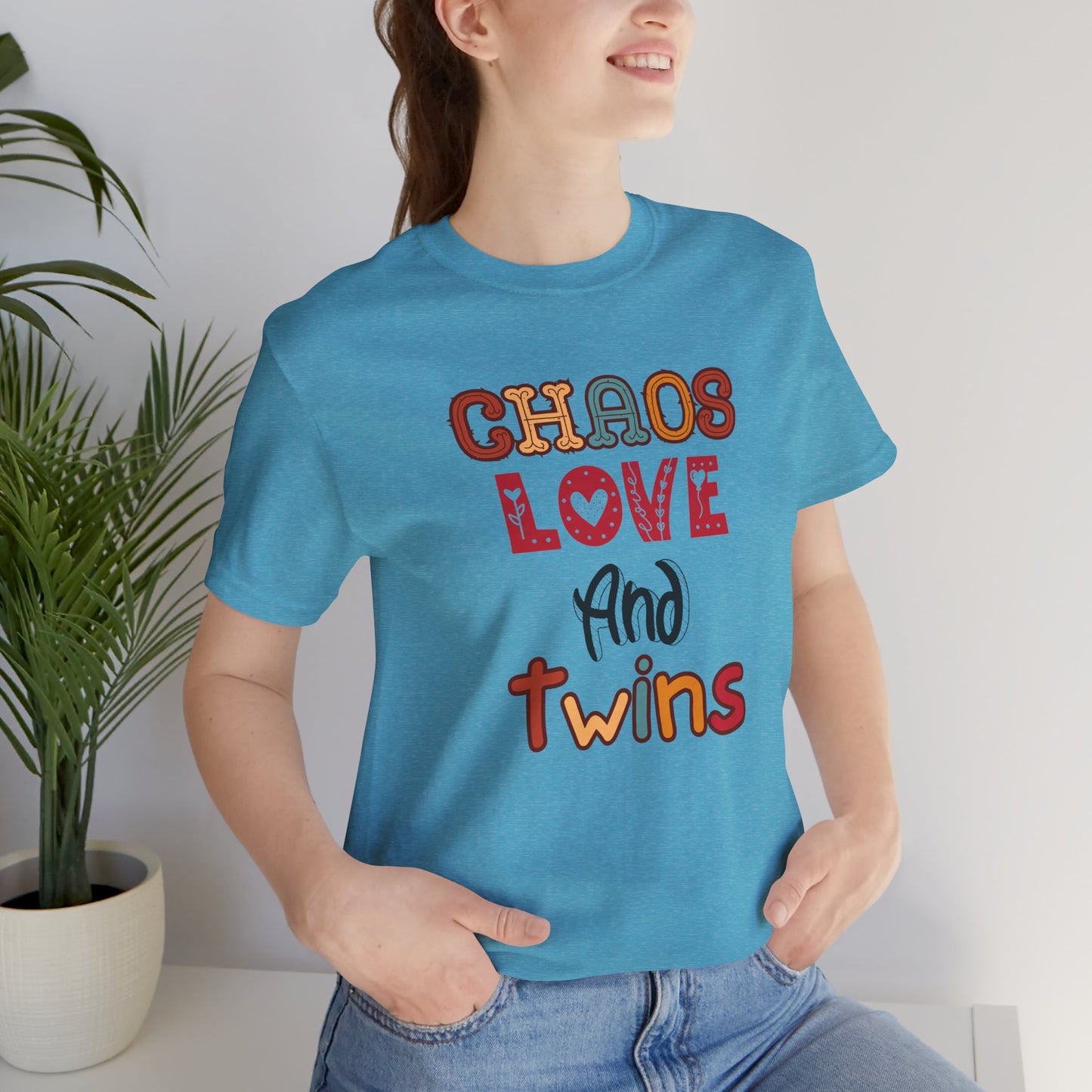 Chaos Love And Twins Tee For Twin Moms