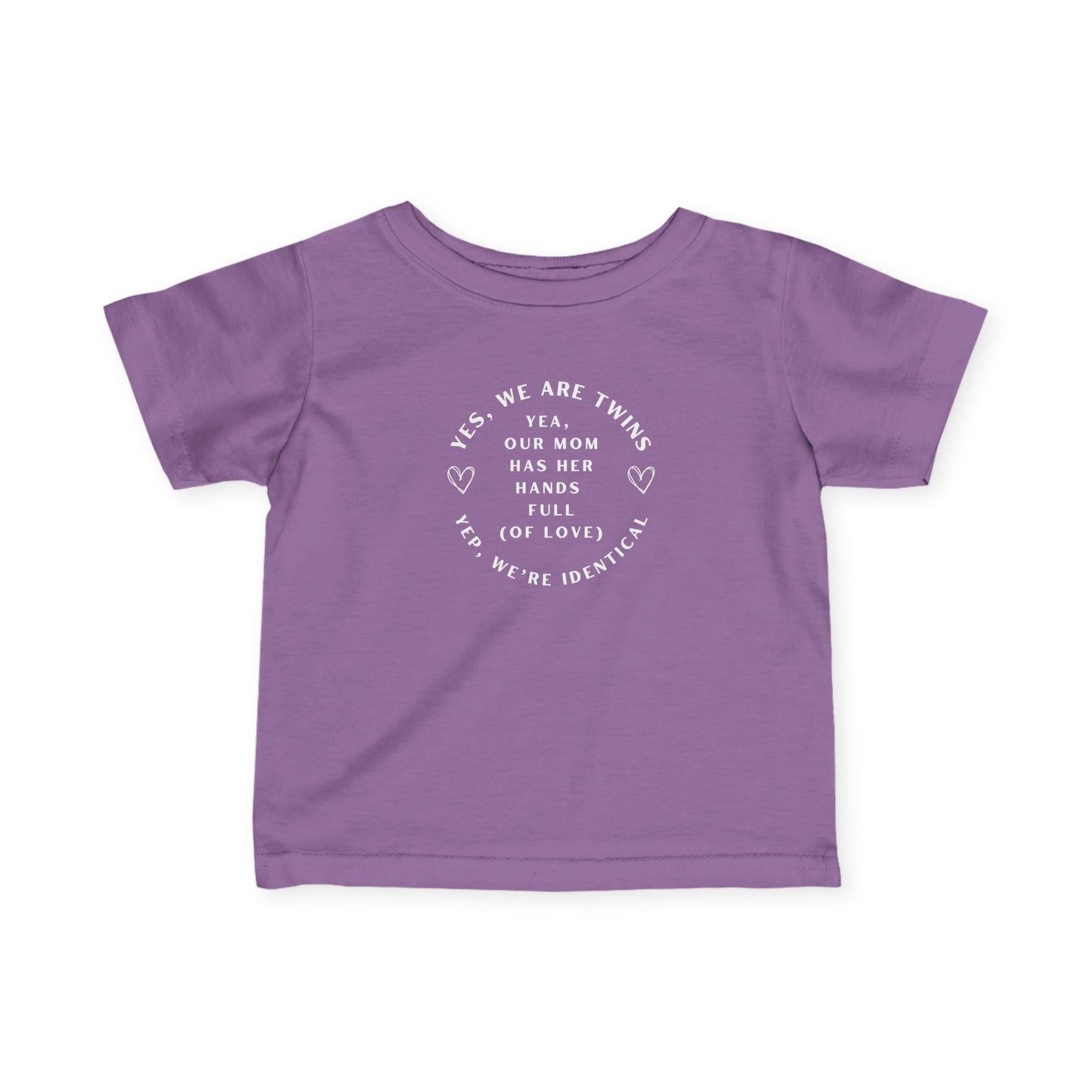 Infant Yes We're Identical Twins Jersey Tee