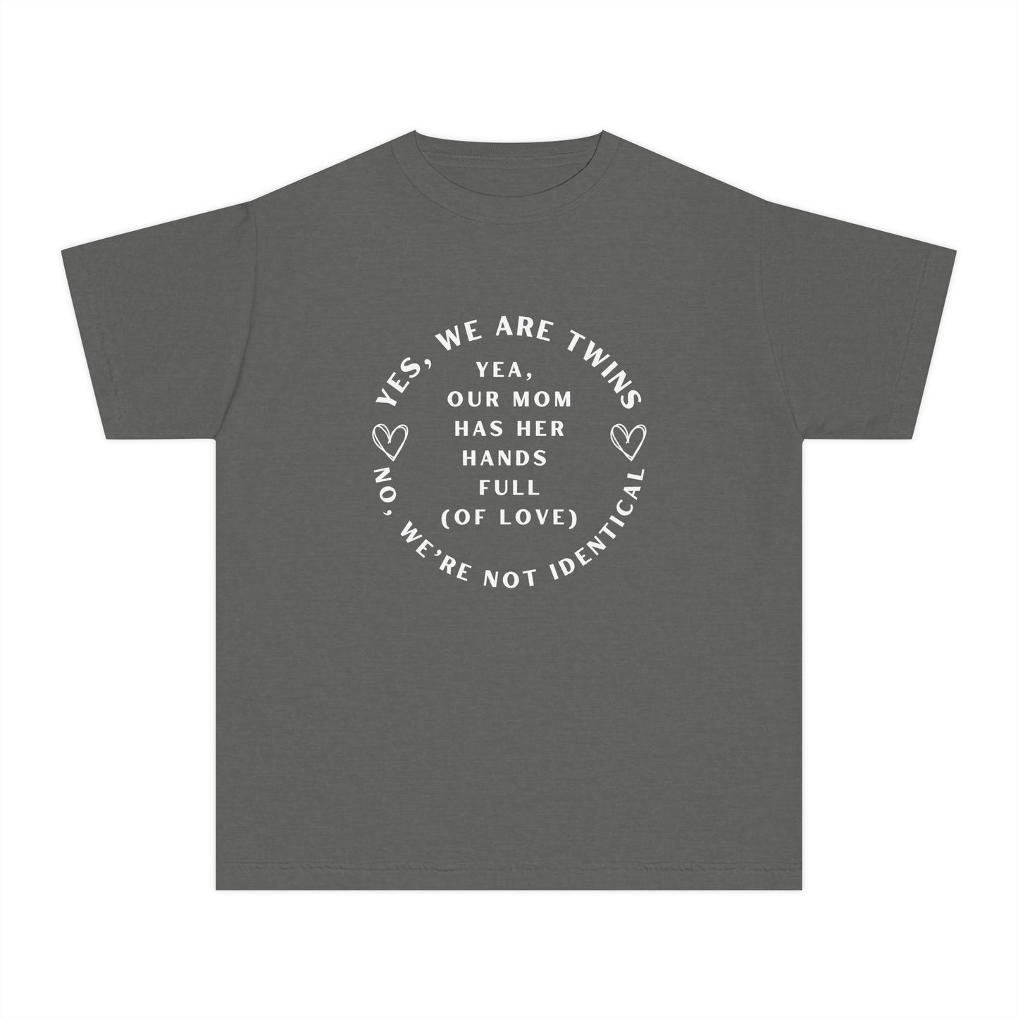 Youth No We're Not Identical Twins Tee